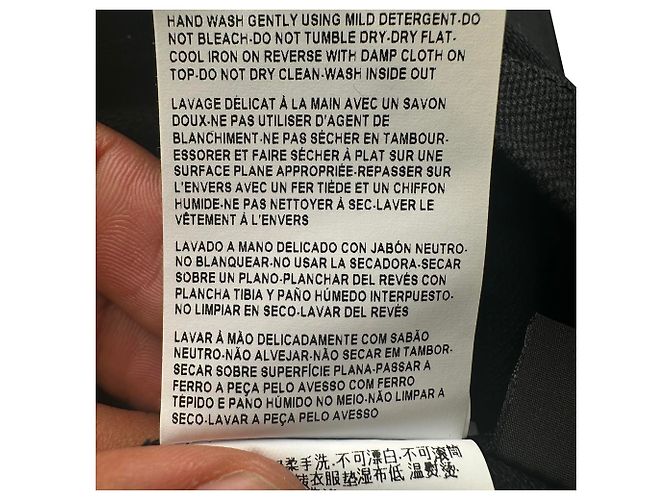 Polo Versace com patch em algodão preto - vista 5