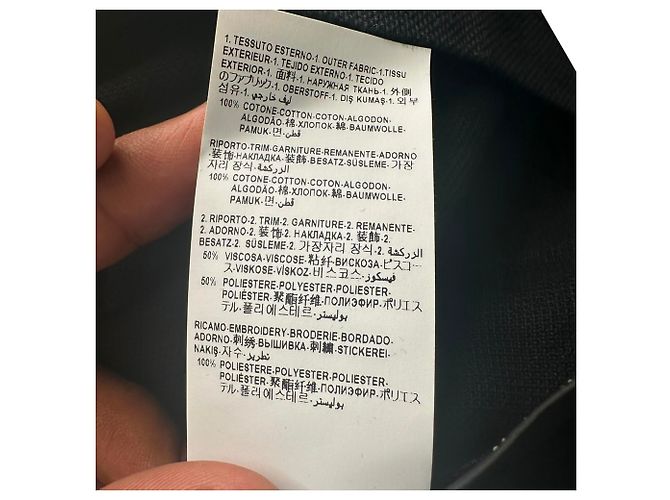 Polo Versace com patch em algodão preto - vista 7