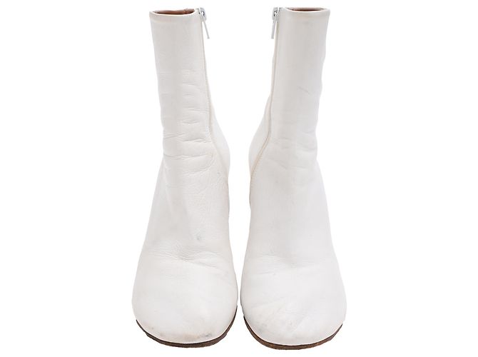Vêtements Botas Tabi Bullet Heel Vetements en cuero blanco - vista 2