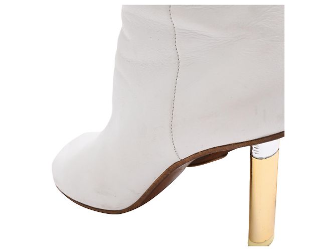 Vêtements Botas Tabi Bullet Heel Vetements en cuero blanco - vista 20