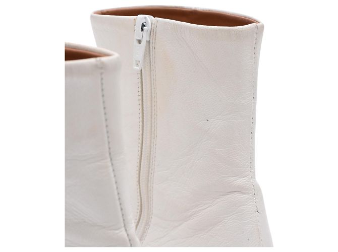 Vêtements Botas Tabi Bullet Heel Vetements en cuero blanco - vista 22