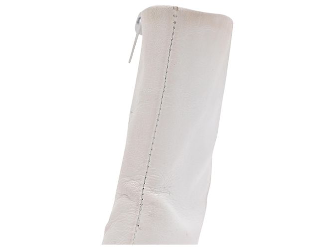 Vêtements Botas Tabi Bullet Heel Vetements en cuero blanco - vista 24