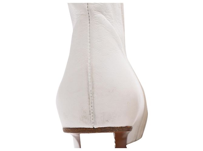 Vêtements Botas Tabi Bullet Heel Vetements en cuero blanco - vista 26