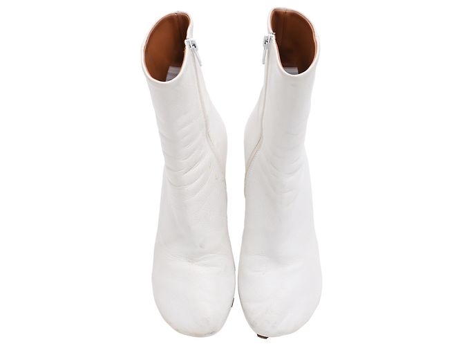 Vêtements Botas Tabi Bullet Heel Vetements en cuero blanco - vista 5