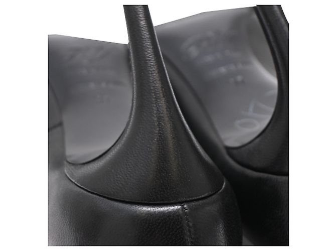 Décolleté Trompette borchiate Roger Vivier in pelle nera Nero - vista 11