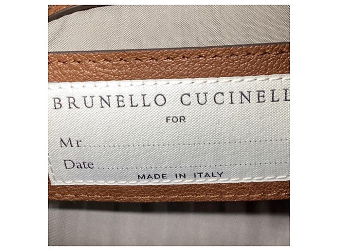 Brunello Cucinelli Drawstring Backpack in Beige Canvas - view 12