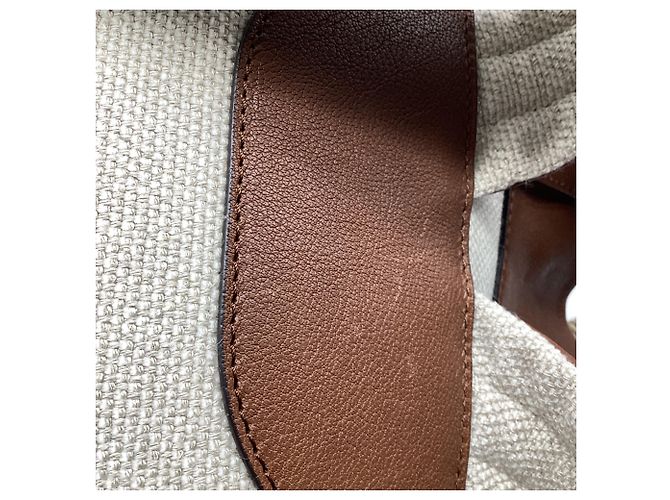 Brunello Cucinelli Drawstring Backpack in Beige Canvas - view 15