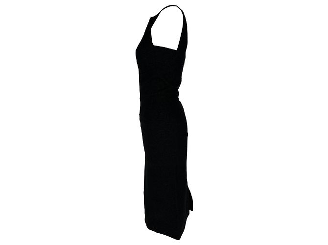 Abito midi monospalla Roland Mouret in poliammide nera Nero - vista 3