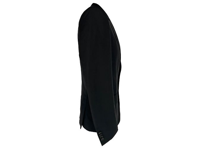Givenchy Single-Breasted Blazer in Black Wool - view 2