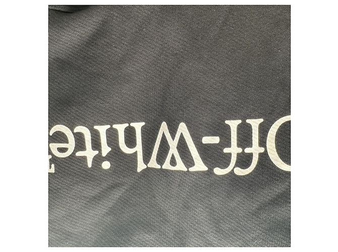 Off White Off-White Hoodie mit Logo-Print aus schwarzer Baumwolle - Ansicht 5