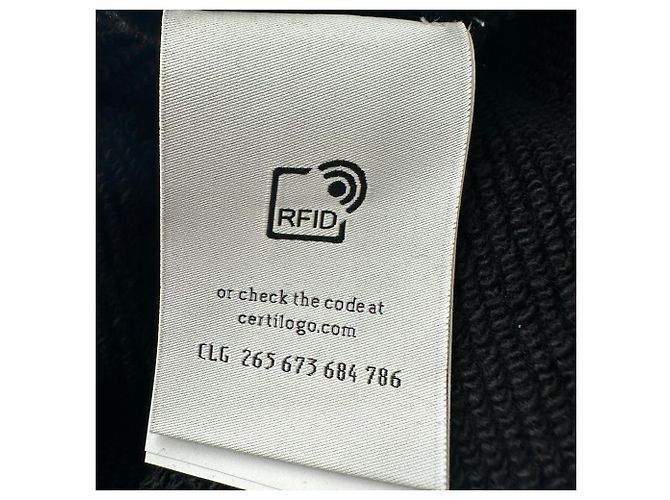 Off White Off-White Hoodie mit Logo-Print aus schwarzer Baumwolle - Ansicht 9