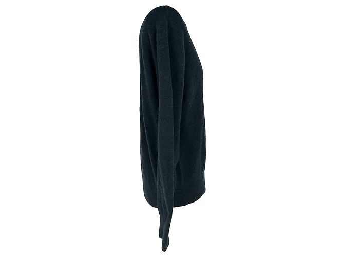 Pull Acne Studios Kiza avec logo brodé en nylon noir - vue 2