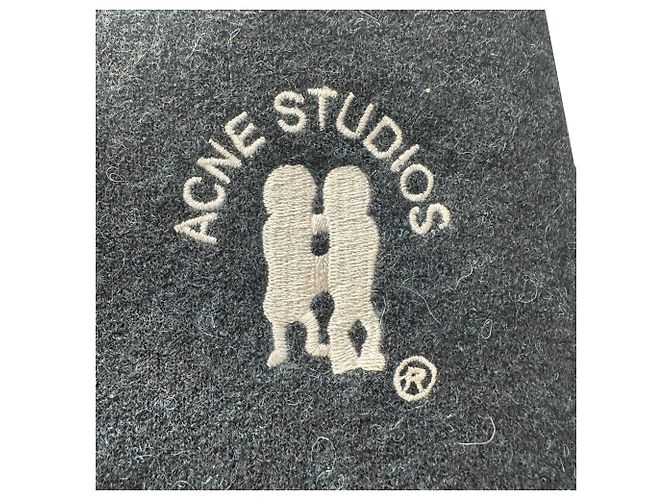 Pull Acne Studios Kiza avec logo brodé en nylon noir - vue 4