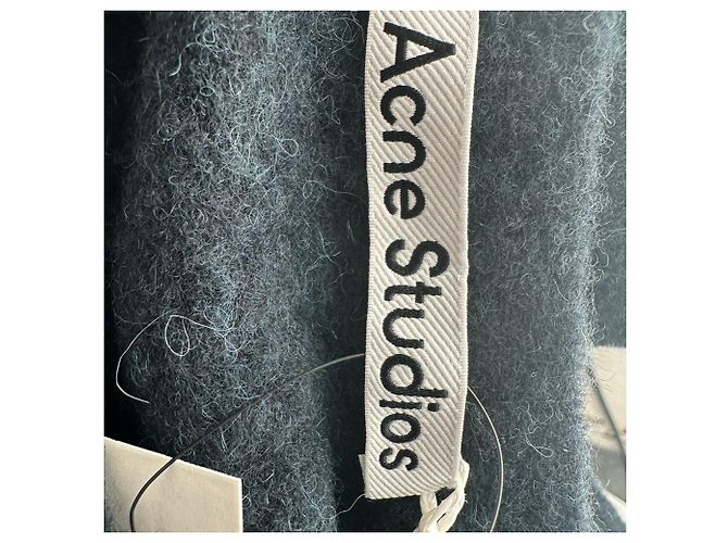 Pull Acne Studios Kiza avec logo brodé en nylon noir - vue 5