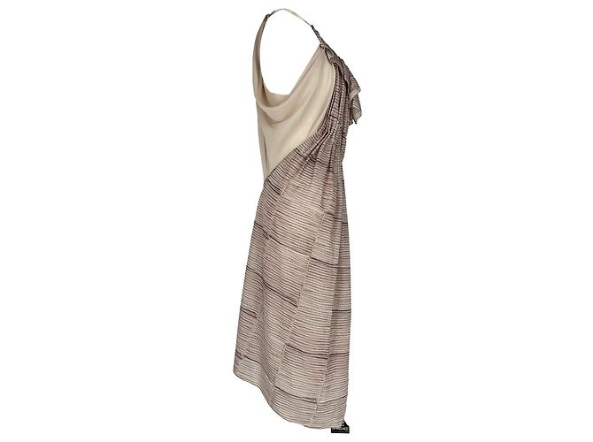 See by Chloé bedrucktes Halterneck-Midikleid aus multicolorigem Polyester Mehrfarben - Ansicht 3