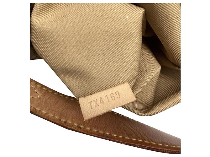 Borsa a tracolla Louis Vuitton Graceful PM in canvas rivestito marrone Rosso - vista 13