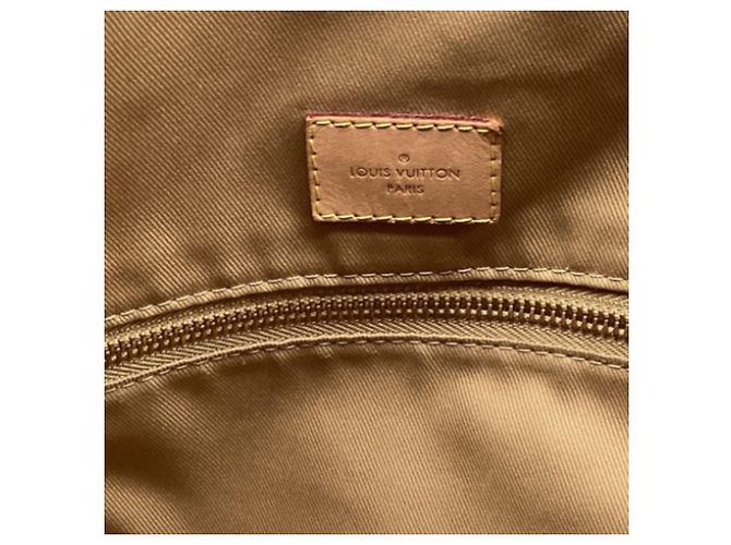 Borsa a tracolla Louis Vuitton Graceful PM in canvas rivestito marrone Rosso - vista 15