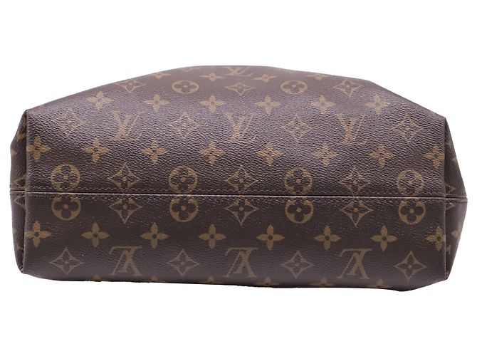Borsa a tracolla Louis Vuitton Graceful PM in canvas rivestito marrone Rosso - vista 6