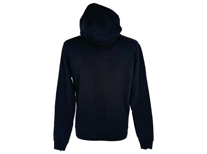 Autre Marque Saint Laurent 50s Hoodie mit Logo-Print aus schwarzer Baumwolle - Ansicht 3