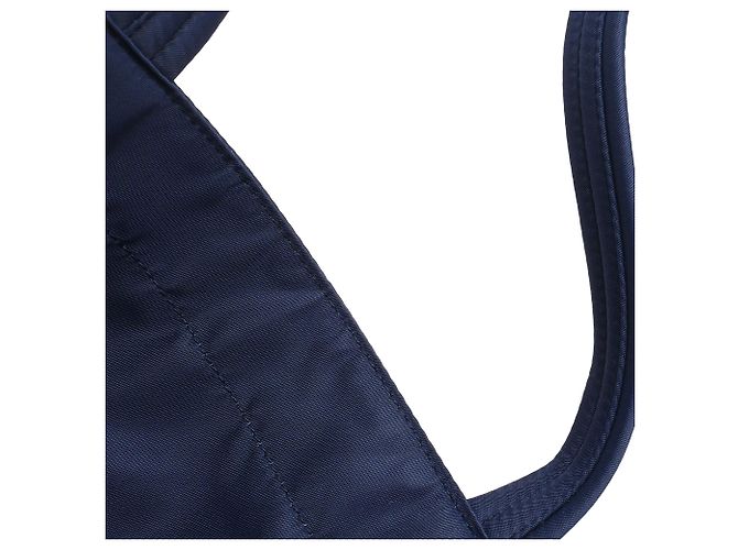 Borsa Tote Eyes Anya Hindmarch in nylon blu navy - vista 10