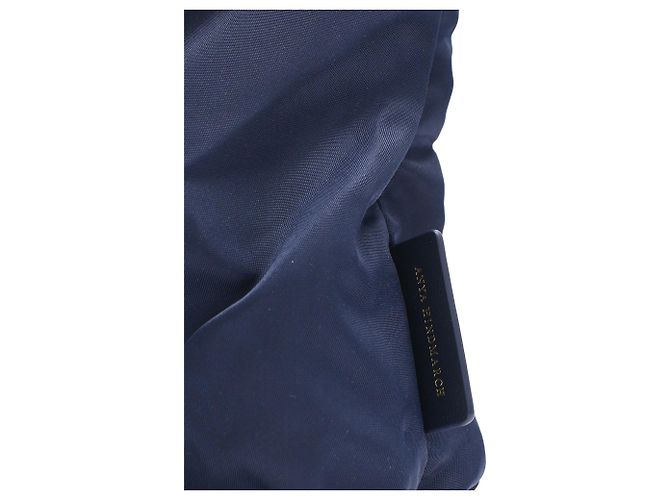 Borsa Tote Eyes Anya Hindmarch in nylon blu navy - vista 16