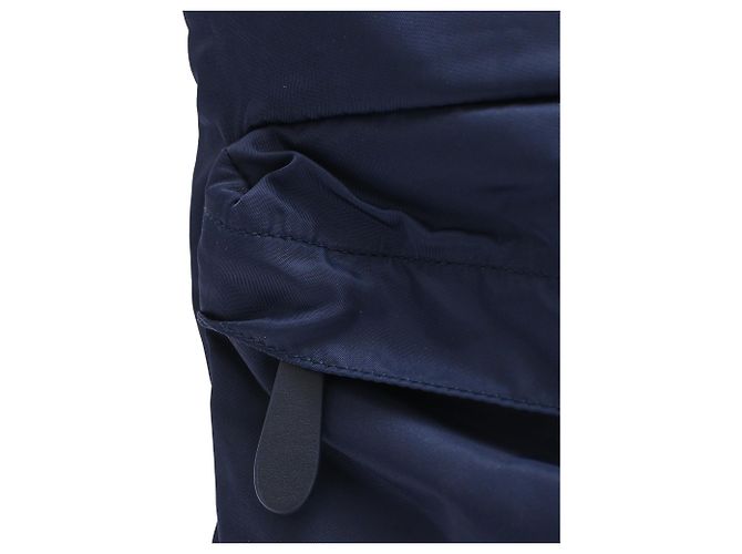 Borsa Tote Eyes Anya Hindmarch in nylon blu navy - vista 19