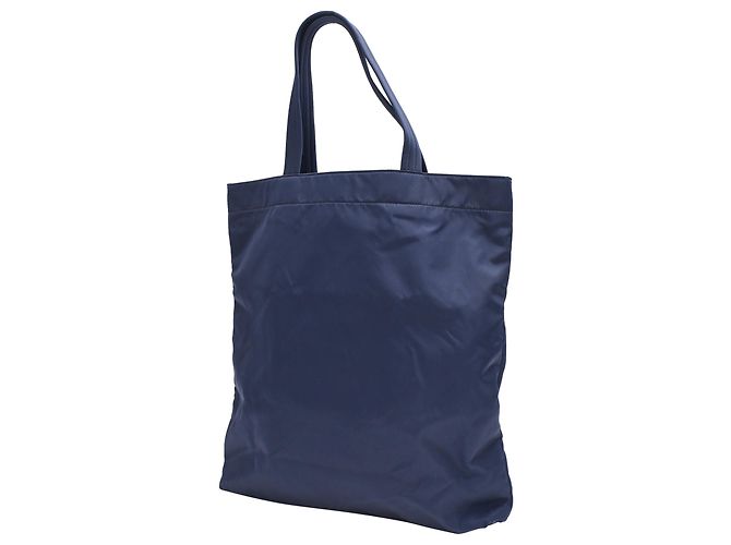 Borsa Tote Eyes Anya Hindmarch in nylon blu navy - vista 3