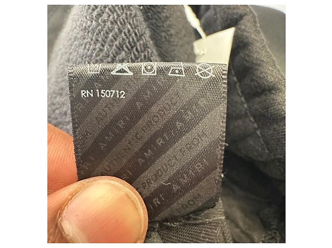 Amiri Jogginghose mit Logo-Print aus schwarzer Baumwolle - Ansicht 10