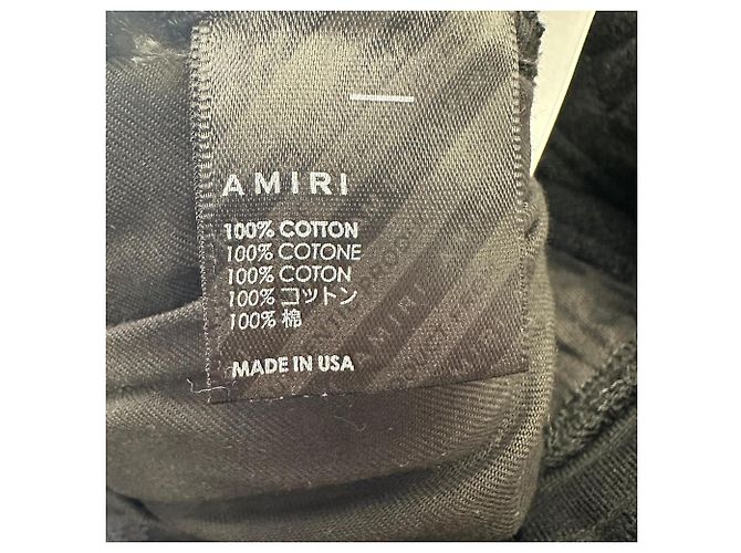 Amiri Jogginghose mit Logo-Print aus schwarzer Baumwolle - Ansicht 9