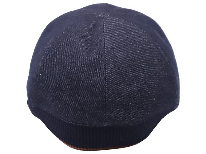 Cappellino Loro Piana in cotone blu navy - vista 3