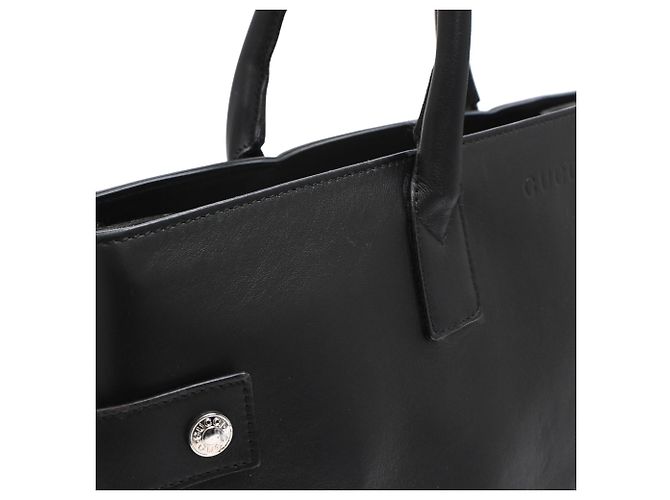 Borsa Tote Grande Gucci in pelle nera Nero - vista 21