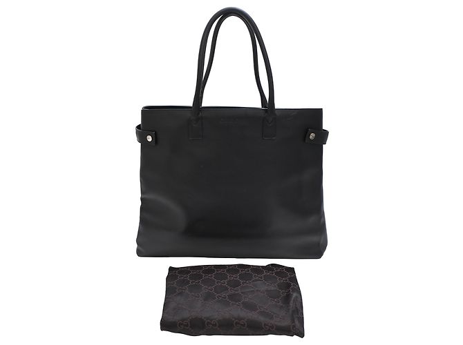 Borsa Tote Grande Gucci in pelle nera Nero - vista 30