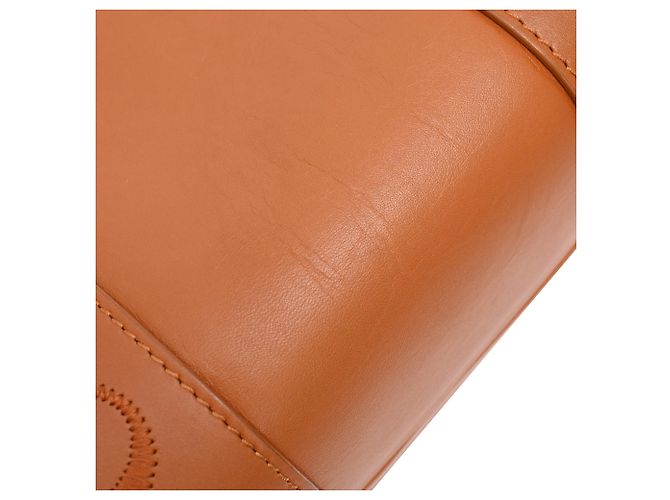 Borsa Tote Chloé Medium Woody in pelle di vitello marrone Rosso - vista 19