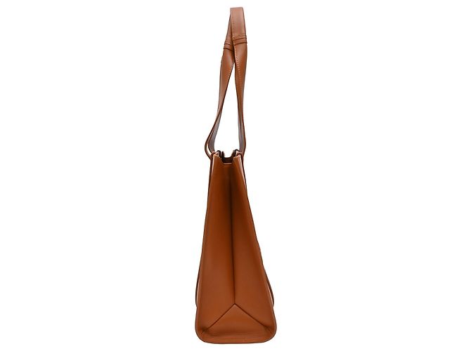 Borsa Tote Chloé Medium Woody in pelle di vitello marrone Rosso - vista 2