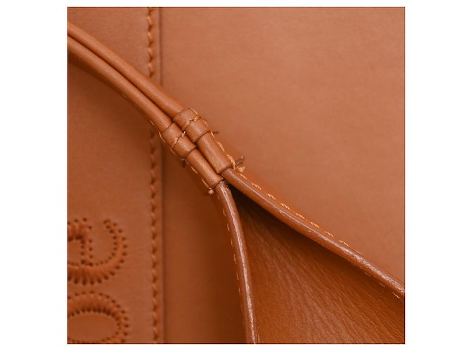Borsa Tote Chloé Medium Woody in pelle di vitello marrone Rosso - vista 27