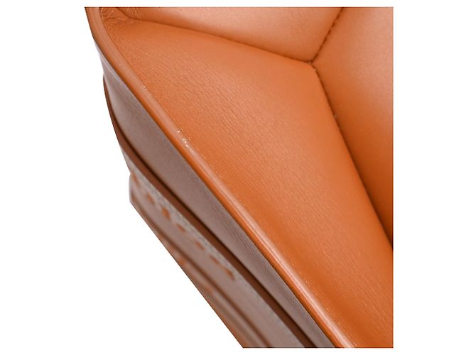 Borsa Tote Chloé Medium Woody in pelle di vitello marrone Rosso - vista 30