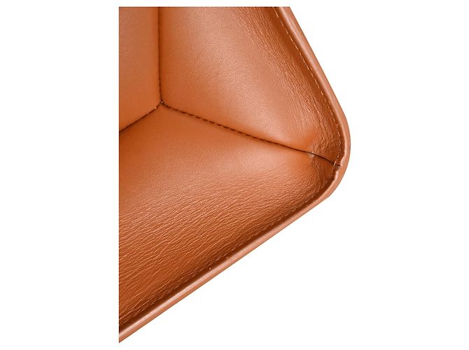 Borsa Tote Chloé Medium Woody in pelle di vitello marrone Rosso - vista 31