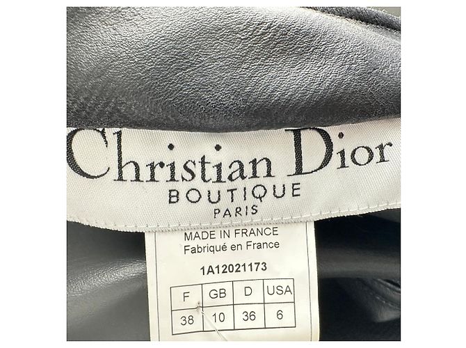Blazer de doble cremallera Christian Dior en lana gris - vista 4