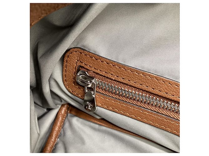 Brunello Cucinelli Drawstring Backpack in Beige Canvas - view 9