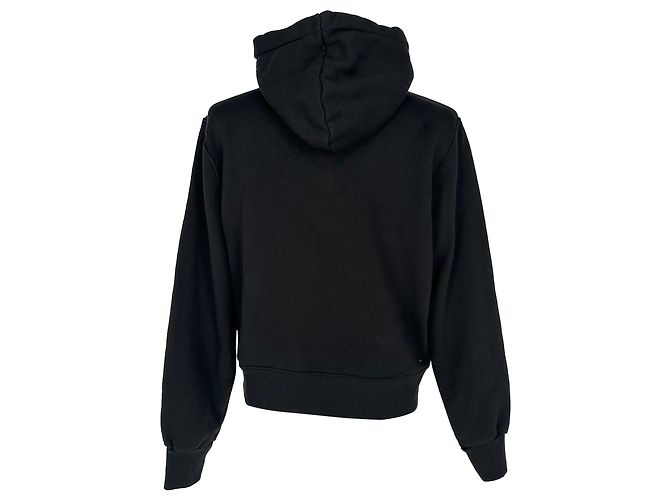 Felpa con cappuccio Amiri Core Logo-Print in cotone nero - vista 3