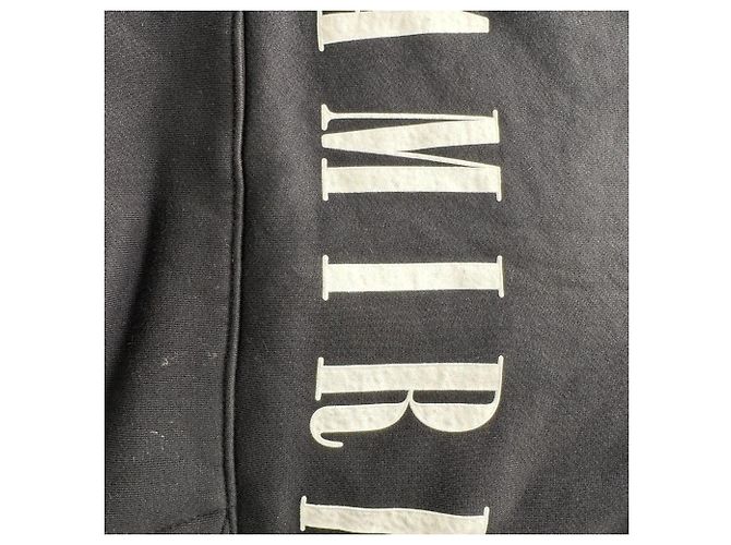 Felpa con cappuccio Amiri Core Logo-Print in cotone nero - vista 4