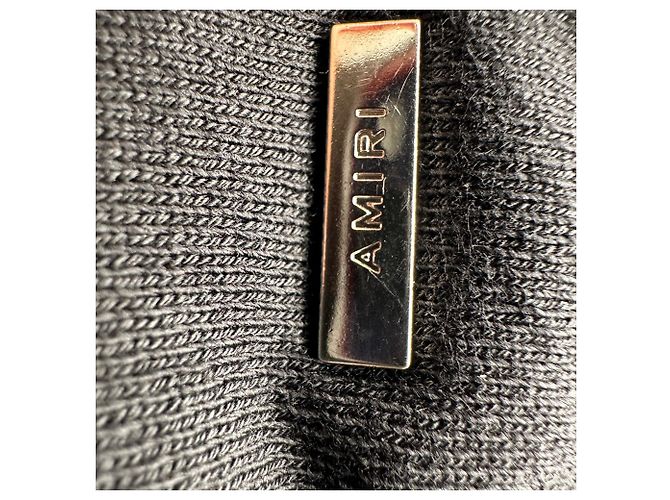 Felpa con cappuccio Amiri Core Logo-Print in cotone nero - vista 5