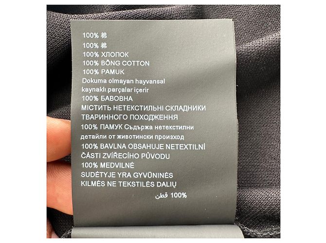 Prada Polohemd aus schwarzer Baumwolle mit Logo-Applikation - Ansicht 12