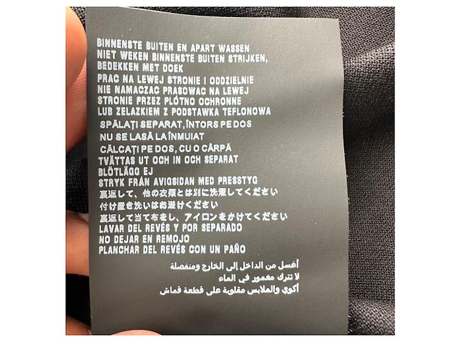 Prada Polohemd aus schwarzer Baumwolle mit Logo-Applikation - Ansicht 14