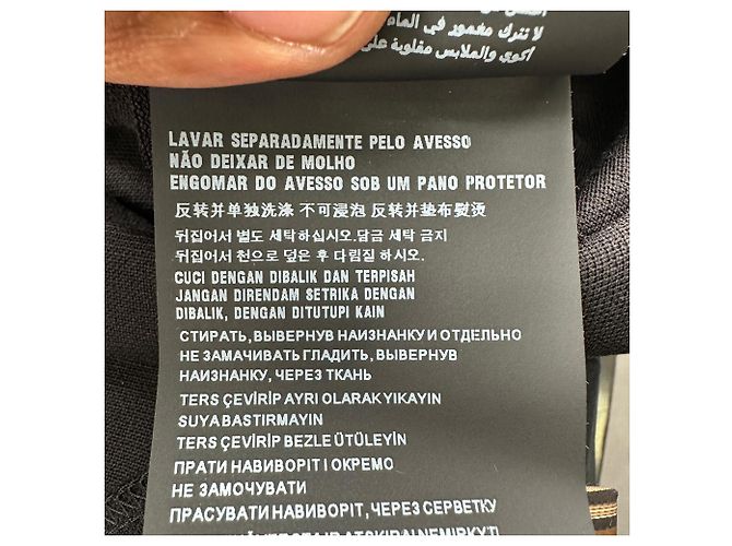 Prada Polohemd aus schwarzer Baumwolle mit Logo-Applikation - Ansicht 15