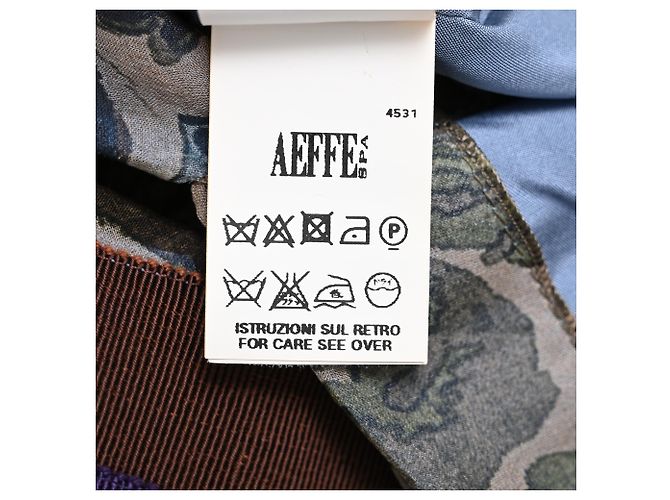 Abito midi con stampa floreale e scollo a V Alberta Ferretti in seta multicolore - vista 8
