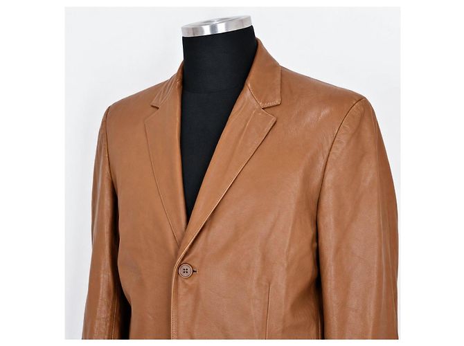 Hugo Boss Louis Lederblazer Braun - Ansicht 2