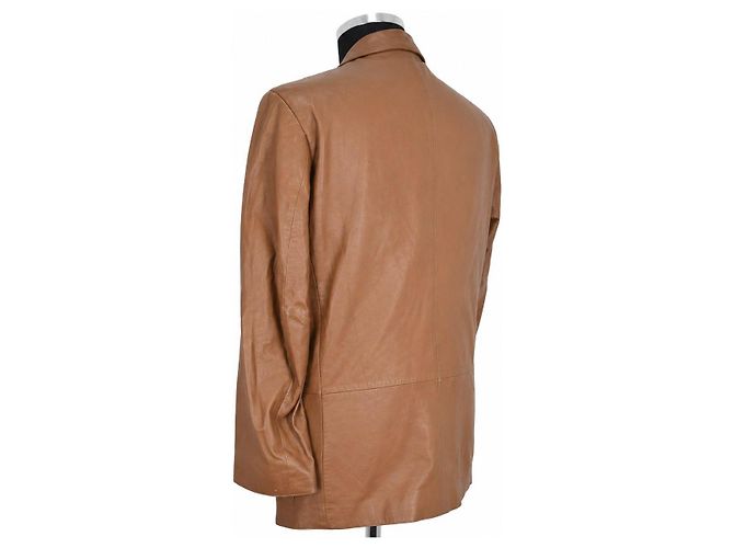 Hugo Boss Louis Lederblazer Braun - Ansicht 3