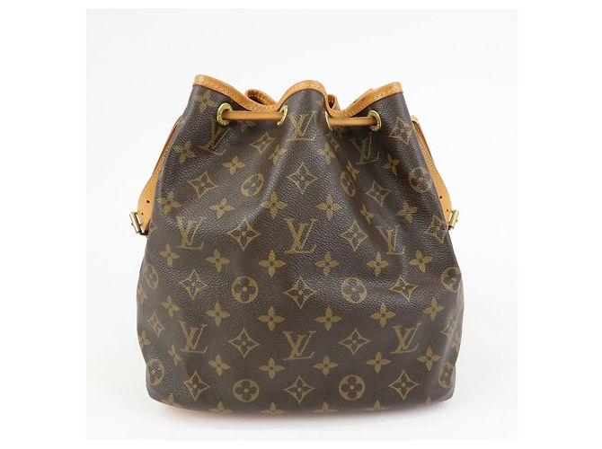 Noe Louis Vuitton Monogram Noé PM Bolso Saco Castaño Monograma - vista 7