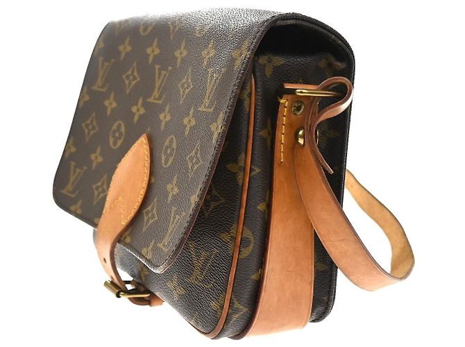 Louis Vuitton Cartouchiere Monogram Canvas MM Marron - vue 3
